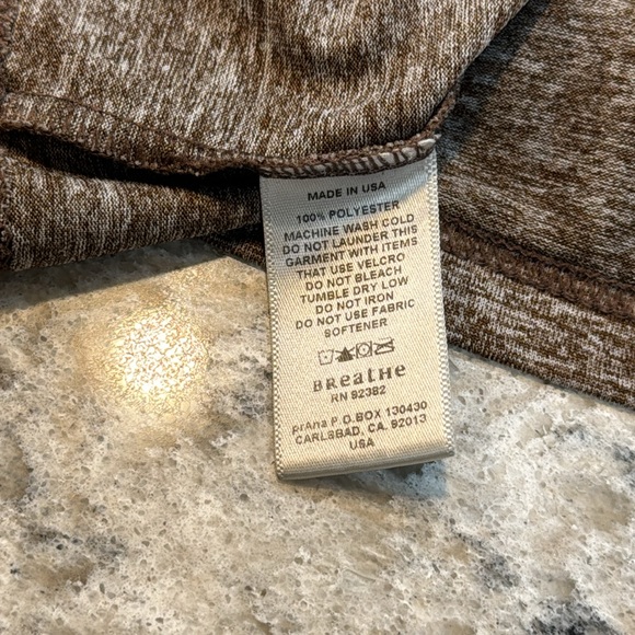 Prana | Boho Yoga Stretch Short Sleeve T-Shirt Size L Large - Picture 11 of 14